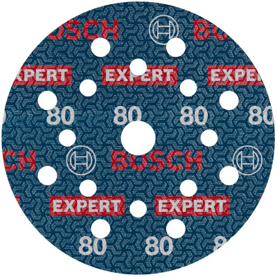 Bosch EXPERT O780 foil sanding disc šķiedras slīpdisks 125 mm, G80