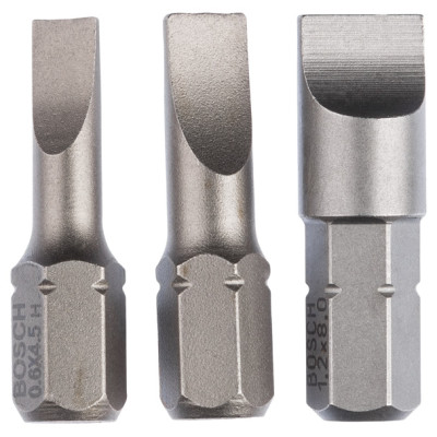 Bosch Extra-Hard skrūvgrieža uzgaļu komplekts S 3 gab. 25 mm