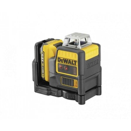 Dewalt bezvadu sarkanā lāzera līmeņa komplekts DCE0811D1, 12 V, 1 x 2 Ah, lādētājs + futrālis