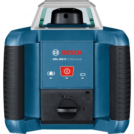Sarkans rotējošais līmenis Bosch GRL 400 H + uztvērējs LR 1