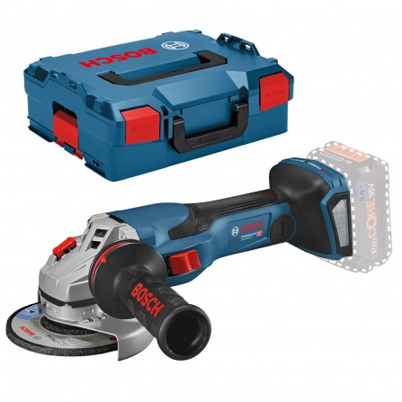 Akumulatora leņķa slīpmašīna Bosch Biturbo GWS 18V-15 C, 18 V, 125 mm + korpuss