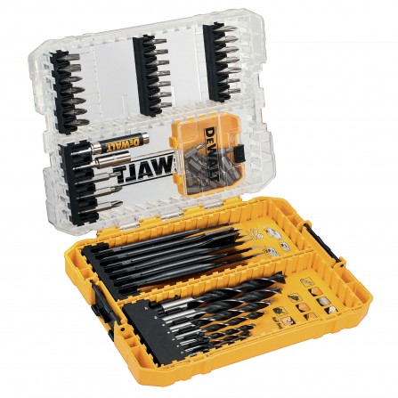 Dewalt vītņurbju un urbju komplekts DT70758-QZ, 57 gab.