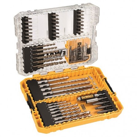 Dewalt urbjmašīnu un uzgaļu komplekts DT70760-QZ, 68 gab.