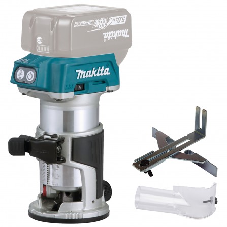 Akumulatora frēze Makita DRT50Z, 18 V