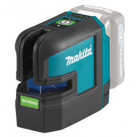 Akumulatora lāzera nivelieri Makita SK105GDZ, 12 V + maiss