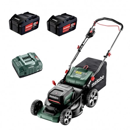 Akumulators zāles pļāvējs Metabo RM 36-18 LTX BL 46 (601606650) komplekts, 18 V, 2 x 5,2 Ah + lādētājs