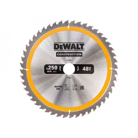 Dewalt ripzāģis DT1957QZ, 250x30 mm, 48T
