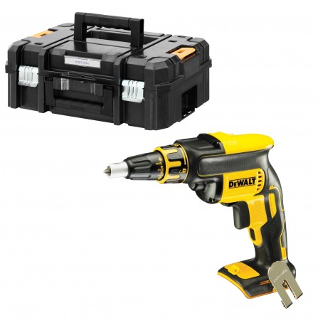 Dewalt DCF620NT-XJ ar akumulatoru darbināms ģipškartona skrūvgriezis, 18 V + korpuss